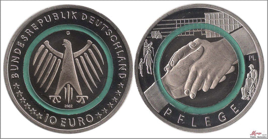 Alemania - Federal - 2022 - Monedas Euros circulación - S/C / UNC - 10 € Año 2022 / Cuidado mayores