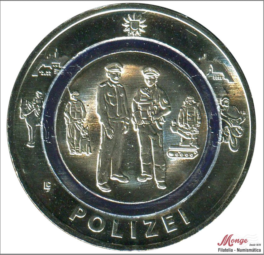 Alemania - Federal - 2024 - Monedas Euros circulación - S/C / UNC - 10 € Año 2024 / Policia