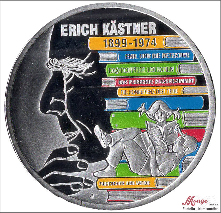 Alemania - Federal - 2024 - Monedas euros en plata - S/C / UNC - 20 € año 2024 / Erich Kaestner - D