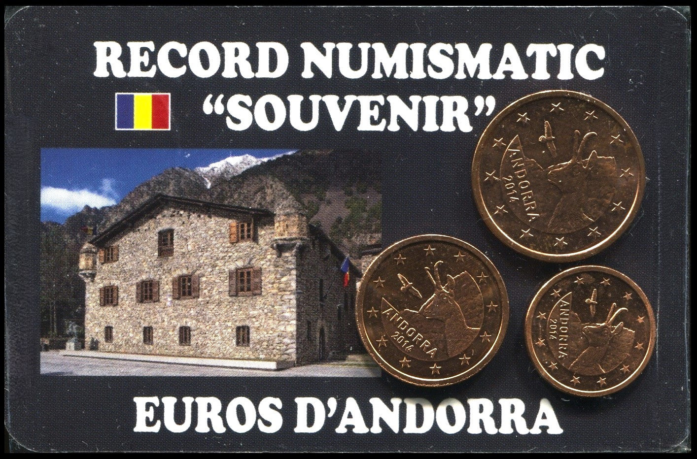 Andorra - 2014 - Monedas Euros circulación - S/C / UNC - Año 2014 1 y 2 centimos