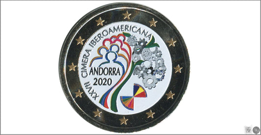 Andorra - 2020 - Monedas Euros Color - S/C / UNC - 2 € Año 2020 / Iberoamericana