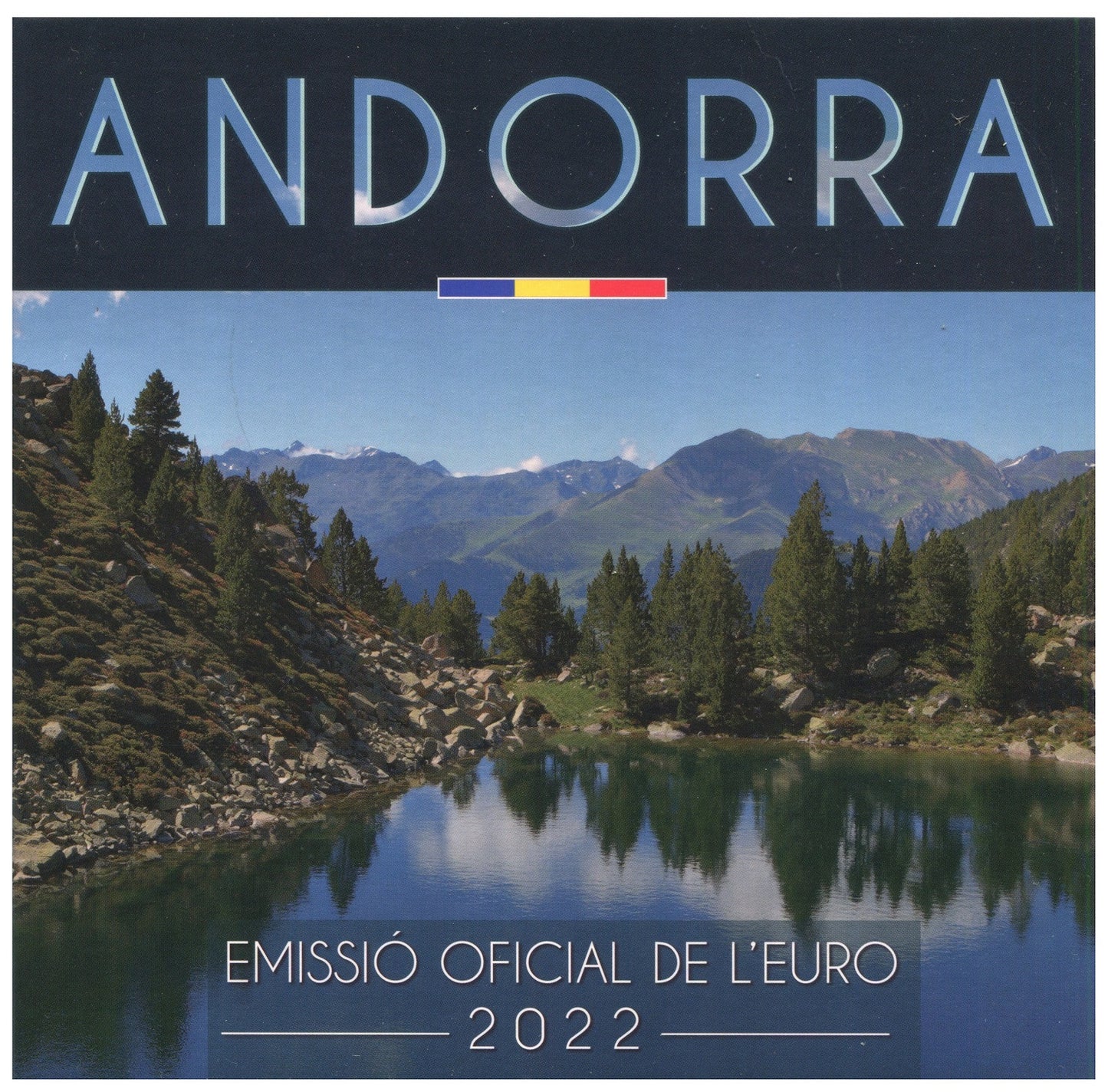 Andorra - 2022 - Monedas Euros en cartera oficial - FDC / MS - Año 2022 (8 monedas)