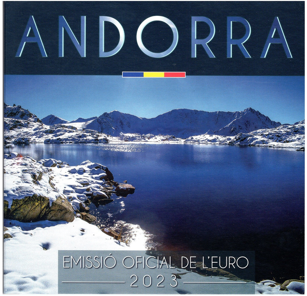 Andorra - 2023 - Monedas Euros en cartera oficial - FDC / MS - Año 2023 (8 monedas)