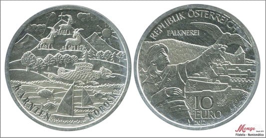 Austria - 2012 - Monedas euros en plata - Nº KM03208a - S/C / UNC - 10 € Año 2012 / Bundesländer - Carintia / 17,30 gr. plata