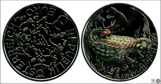 Austria - 2020 - Monedas Euros circulación - S/C / UNC - 3 € Año 2020 / Ankylosaurus