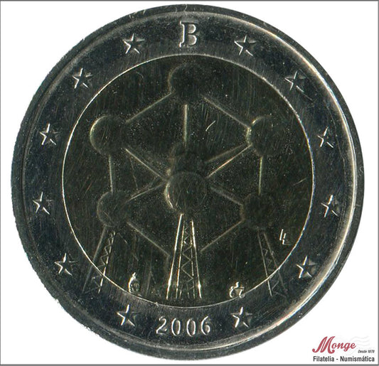 Bélgica - 2006 - Monedas Euros circulación - S/C / UNC - 2 € año 2006 Atonium