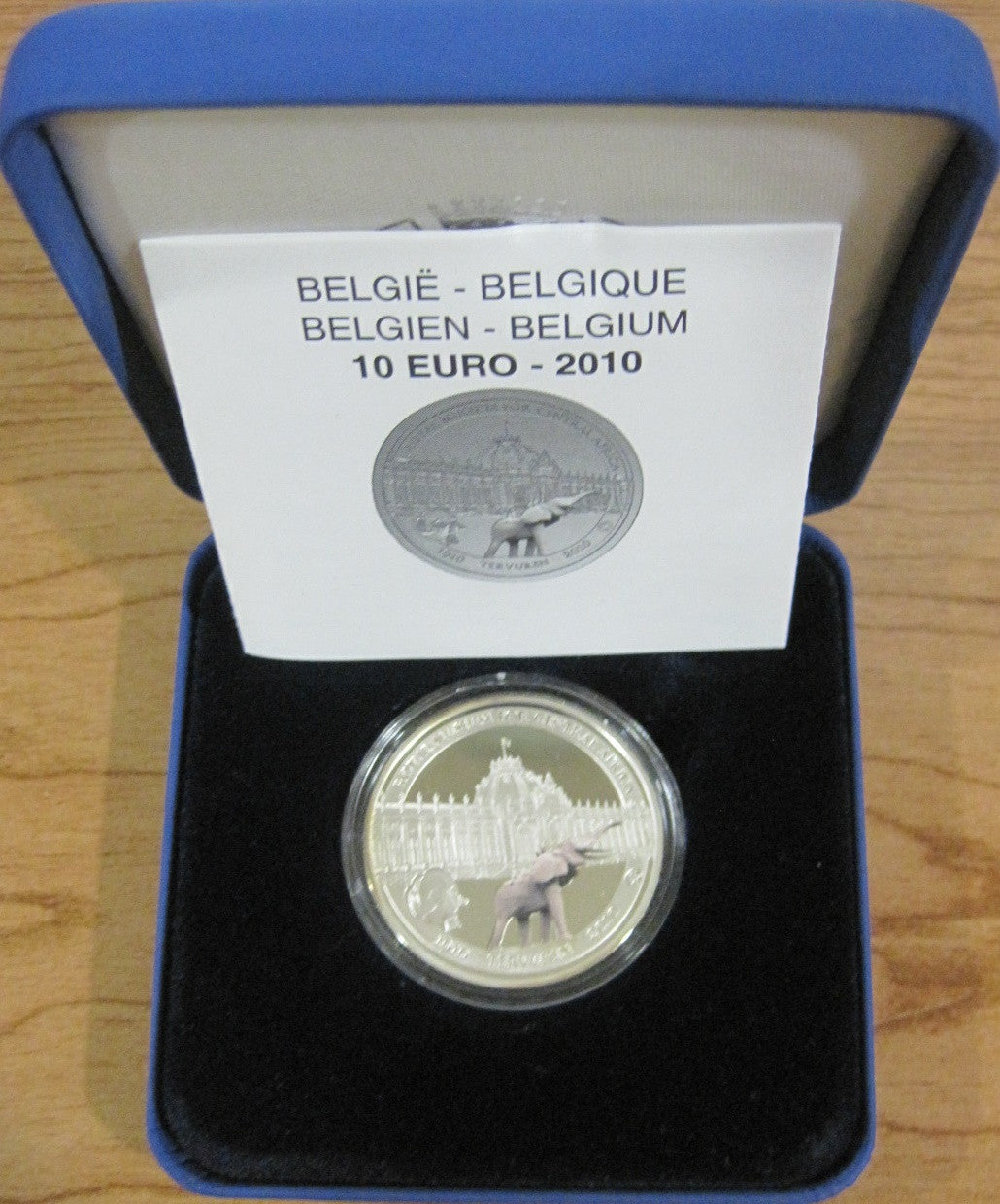 Bélgica - 2010 - Monedas euros en plata - PROOF - 10 € año 2010 / Tervuren / En estuche