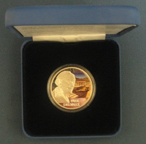 Bélgica - 2012 - Monedas euros en plata - PROOF - 10 € Año 2012 / Paul Delvaux / En estuche