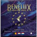 Benelux - 2007 - Monedas Euros en cartera oficial - FDC / MS - Cartera 2007 Belgica/Holanda/Luxemburgo (24m+geton)