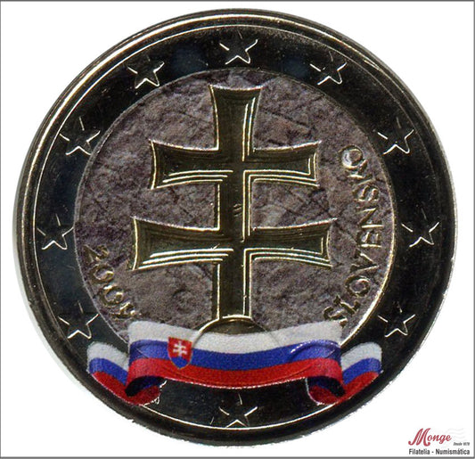 Eslovaquia - 2009 - Monedas Euros Color - S/C / UNC - 2 € año 2009 / Basica