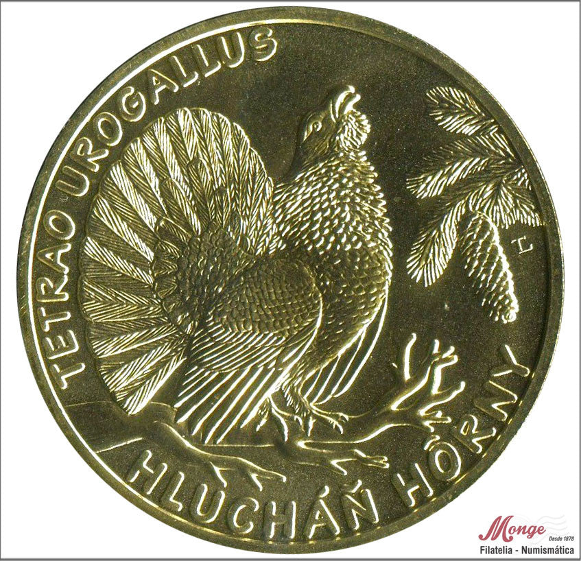 Eslovaquia - 2024 - Monedas Euros circulación - S/C / UNC - 5 € Año 2024 / El Urogallo Occidantel