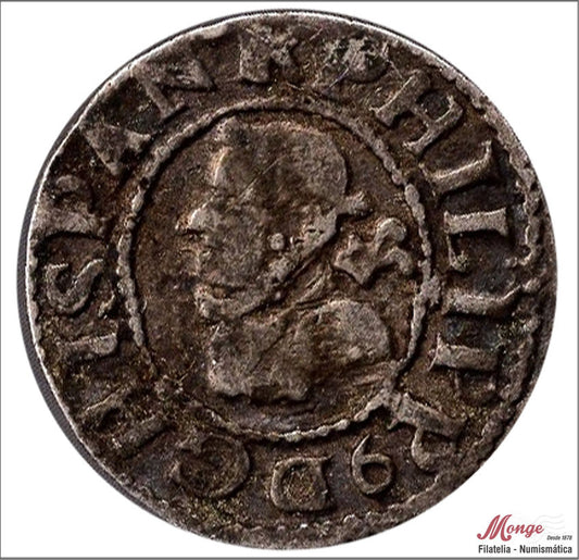 España - 1612 - Felipe III - Nº 00535 - MBC / VF - 1/2 Croat 1612 Barcelona - 1,56 gr. plata