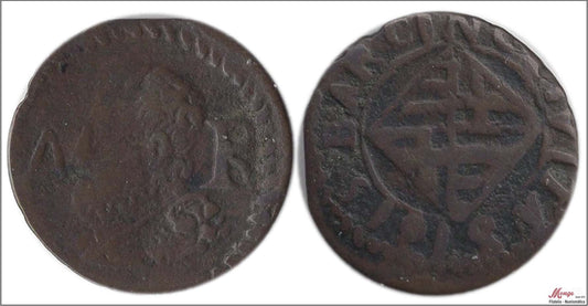 España - 1615 - Felipe III - Nº 00595 - MBC - / VF- - Ardite 1615 Barcelona Cu