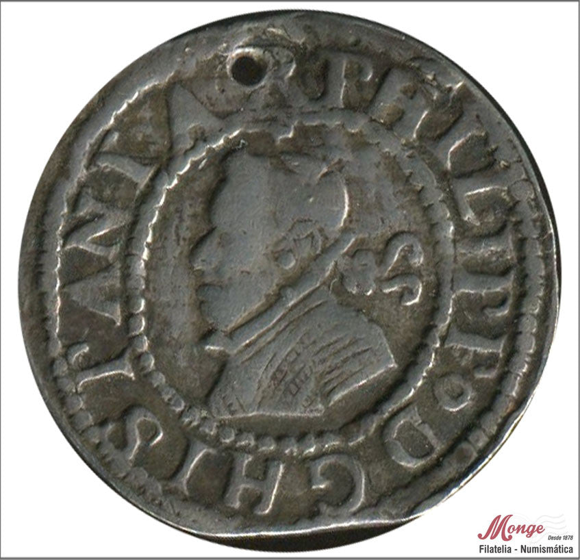 España - 1640 - Felipe IV - Nº 00981a - MBC+ / VF+ - Croat 1640/ Barcelona / 2,56 gr. Plata / Guerra dels Segadors - Muy Rara -