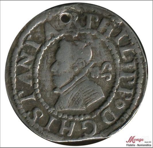 España - 1640 - Felipe IV - Nº 00981a - MBC+ / VF+ - Croat 1640/ Barcelona / 2,56 gr. Plata / Guerra dels Segadors - Muy Rara -