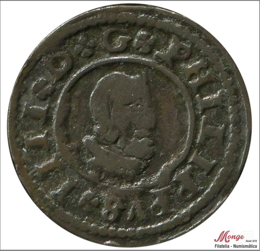 España - 1662 - Felipe IV - Nº 01427 - BC / F - 8 Maravedis 1662 Madrid Y Cu