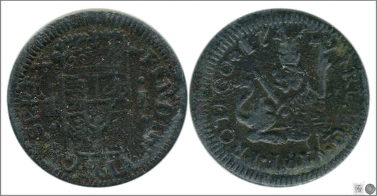 España - 1746 - Fernando VI - Nº 00716 - BC / F - 1 Maravedi 1746 Segovia Cu