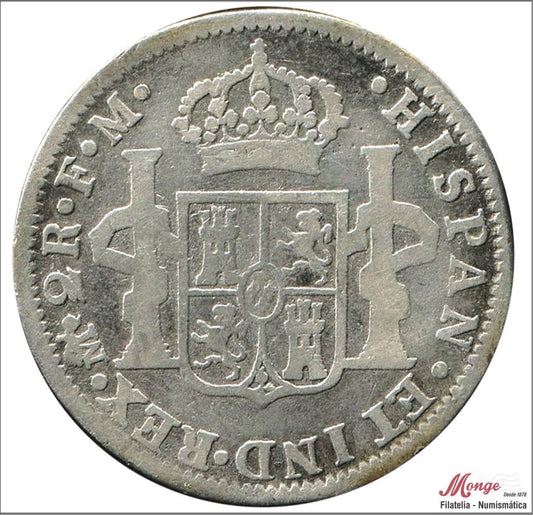 España - 1788 - Carlos III - Nº 01357 - RC/ BC- - 2 Reales 1788 FM Mejico Ag