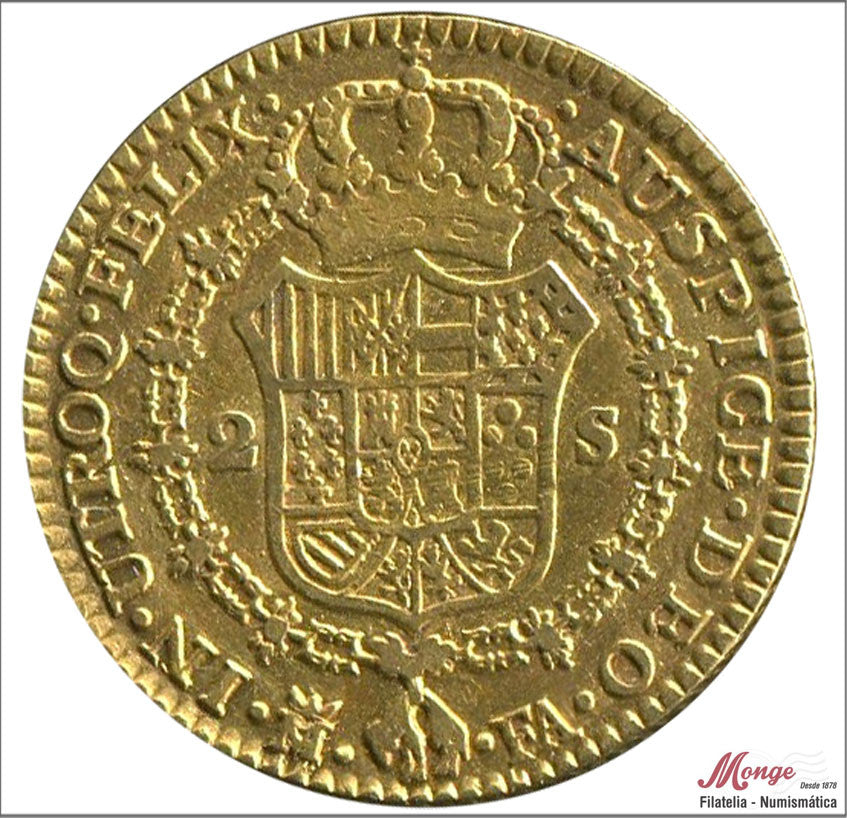 España - 1806 - Carlos IV - Nº 00349 - MBC- / MBC - 2 Escudos 1806 Madrid FA 6,70 gr. oro