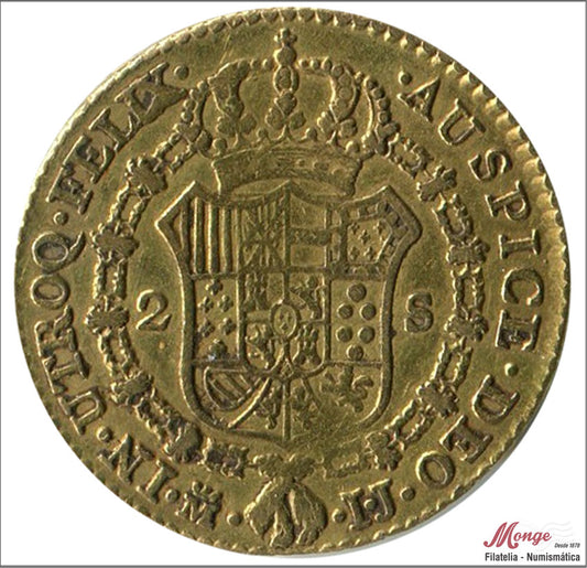 España - 1812 - Fernando VII - Nº 00204 - MBC / MBC- - 2 Escudos 1812 JJ Madrid / 6,75 gr. oro