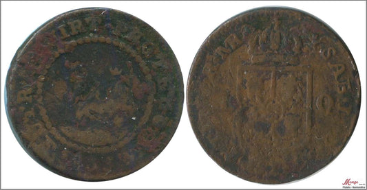 España - 1835 - Isabel II - Nº 00085 - BC / F - 1 Cuarto 1835 Manila