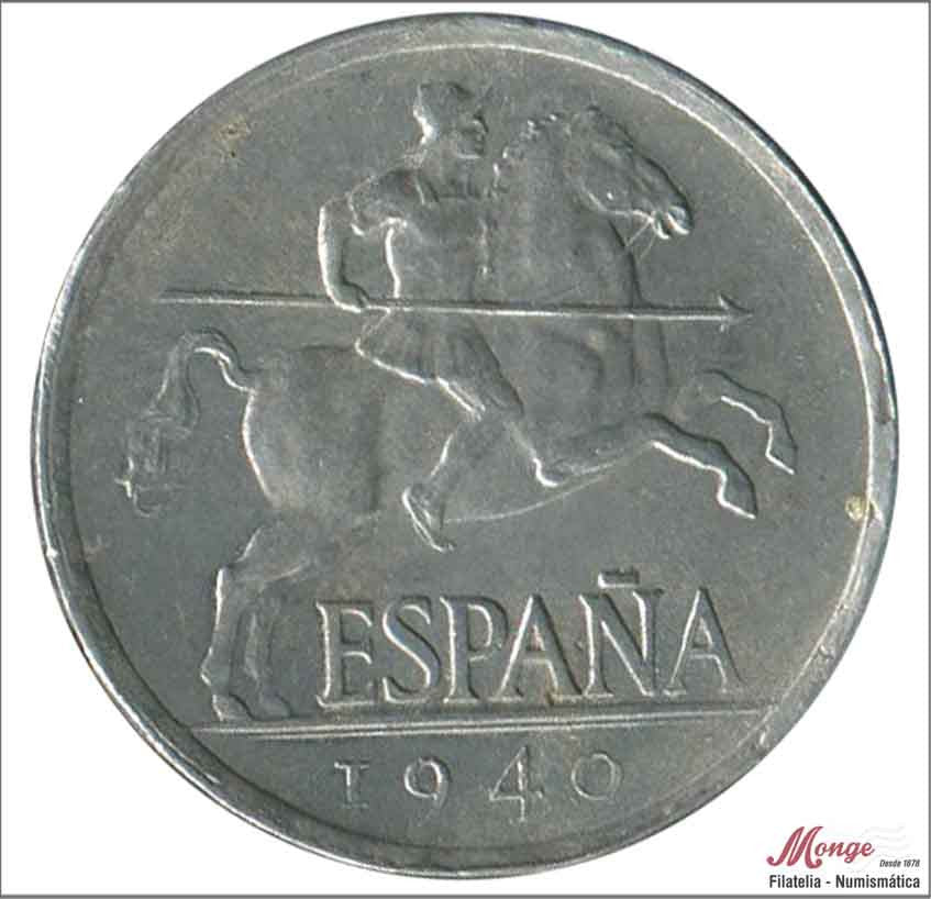 España - 1940 - Franco - Nº 00238 - EBC+ / XF+ - 5 centimos 1940