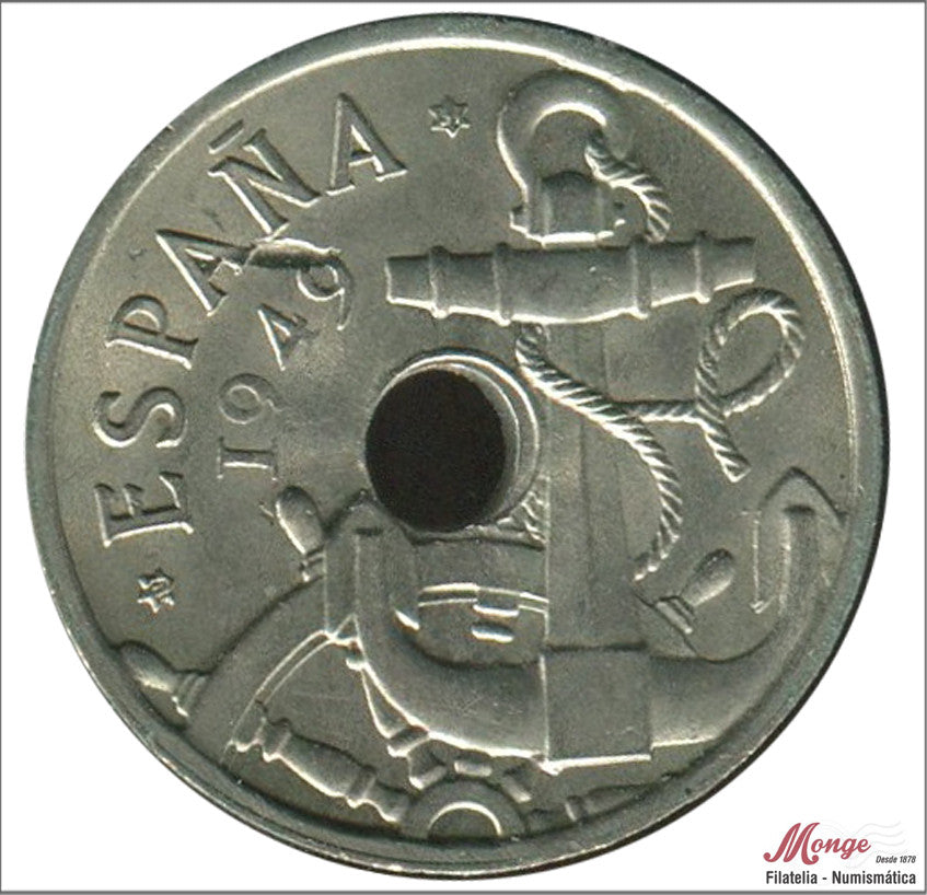 España - 1951 - Franco - Nº 00249 - EBC / XF - 50 centimos 1949 (51)