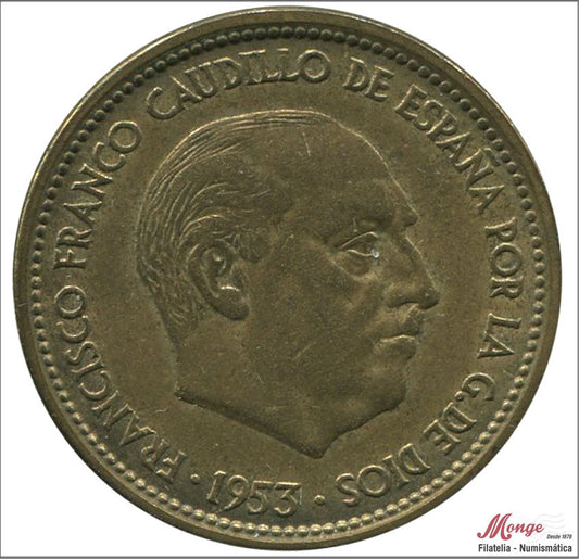 España - 1954 - Franco - Nº 00297 - MBC / VF - 2,50 pesetas 1953 (54)