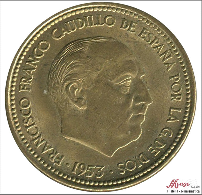 España - 1956 - Franco - Nº 00298 - MBC / VF - 2,50 pesetas 1953 (56)