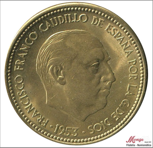 España - 1956 - Franco - Nº 00298 - S/C- aUNC - 2,50 pesetas 1953 (56)