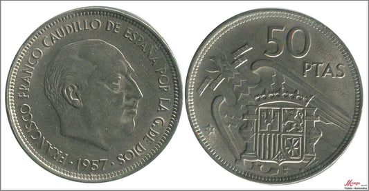 España - 1958 - Franco - Nº 00340 - MBC / VF - 50 pesetas 1957 (58)