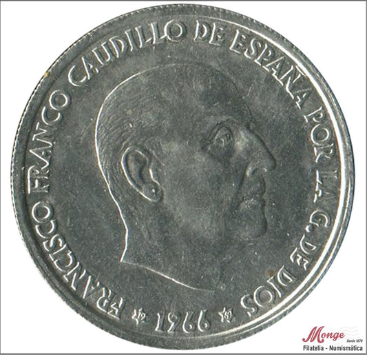 España - 1969 - Franco - Nº 00260 - EBC / XF - 50 centimos 1966 (69)