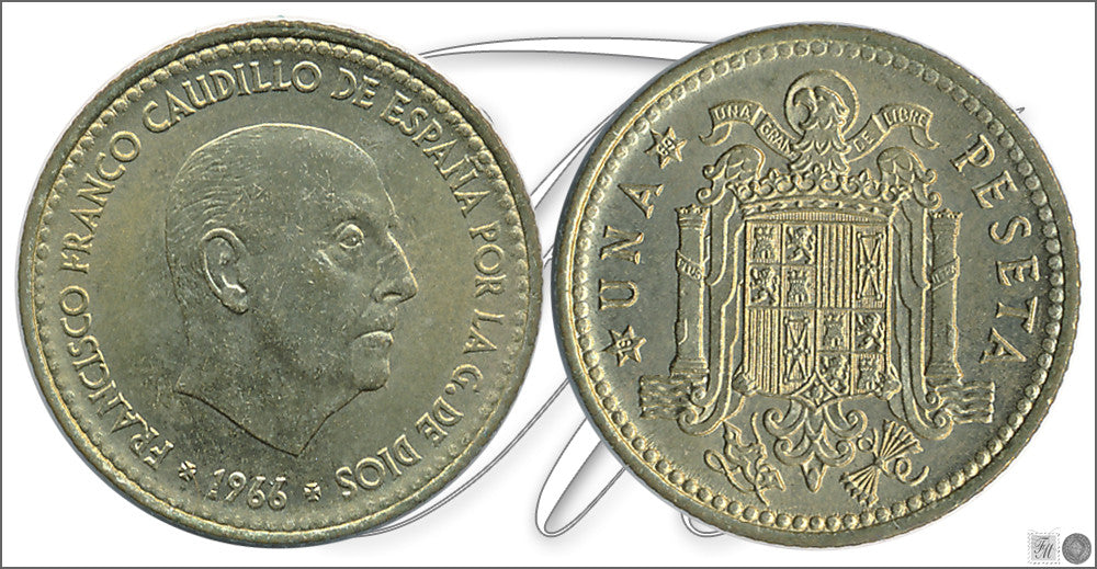 España - 1969 - Franco - Nº 00290 - EBC / XF - 1 pta 1966 (69)