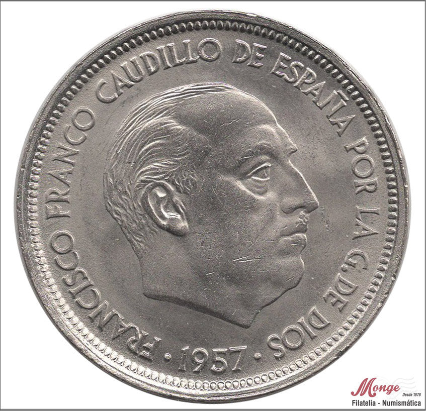 España - 1969 - Franco - Nº 00345 - S/C- aUNC - 50 pesetas 1957 (69) trucada