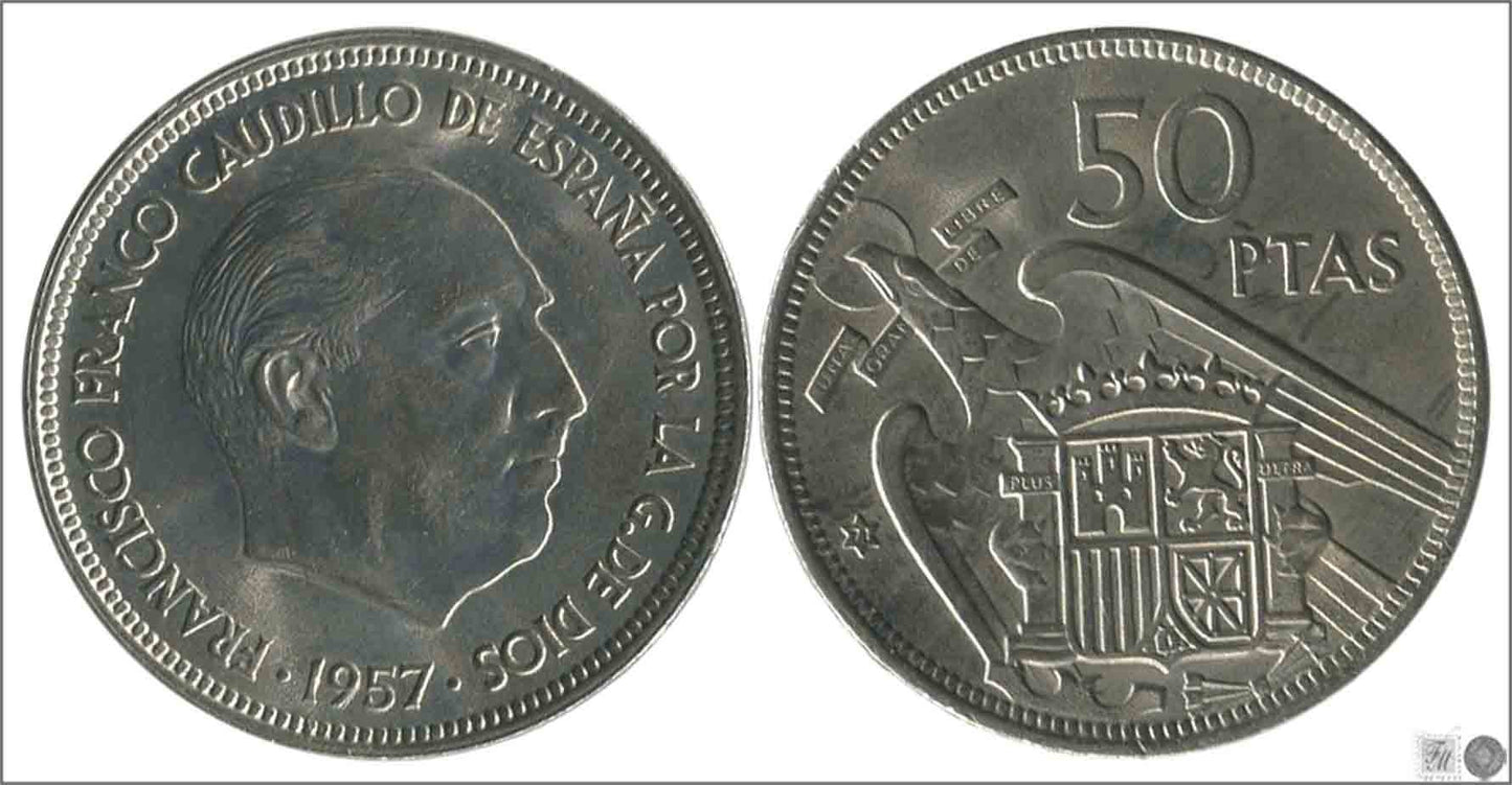 España - 1971 - Franco - Nº 00347 - S/C-/aUNC - 50 pesetas 1957 (71)