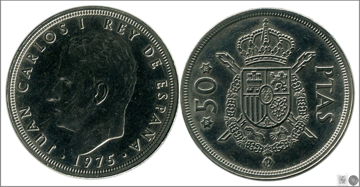 España - 1976 - Juan Carlos I - Nº 00379 - S/C / UNC - 50 ptas 75(*76)