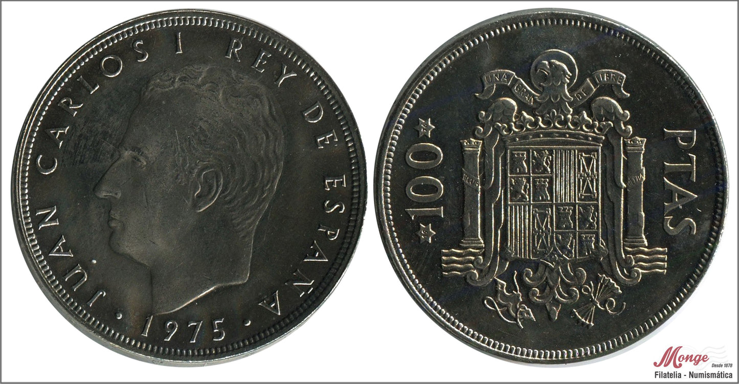 España - 1976 - Juan Carlos I - Nº 00383 - PROOF - 100 ptas 75(*76)