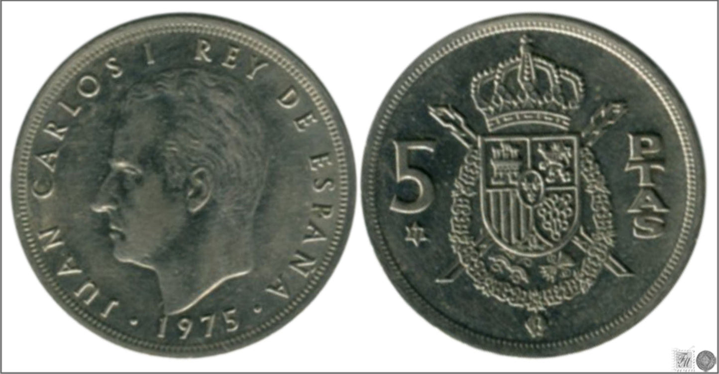 España - 1978 - Juan Carlos I - Nº 00371 - S/C / UNC - 5 ptas 75(*78)