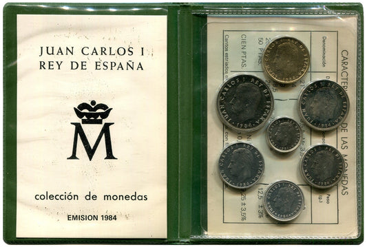 España - 1984 - Juan Carlos I Años - Nº 1984 - S/C / UNC - Año 1984 ptas.7m