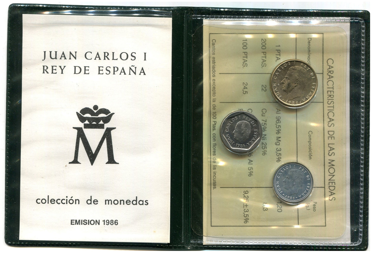 España - 1986 - Juan Carlos I Años - Nº 1986 - S/C / UNC - Año 1986 ptas.3m