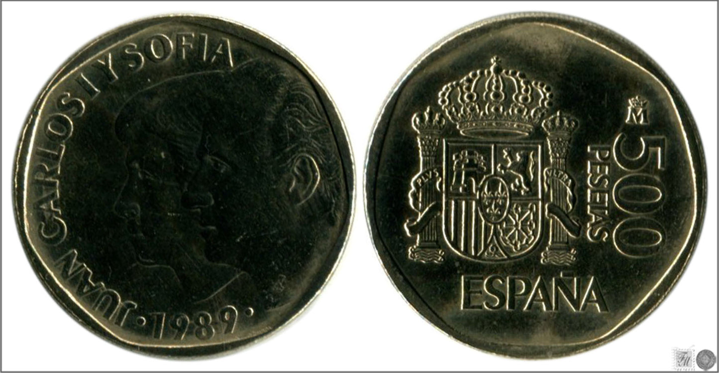 España - 1989 - Juan Carlos I - Nº 00545 - S/C / UNC - 500 ptas 1989