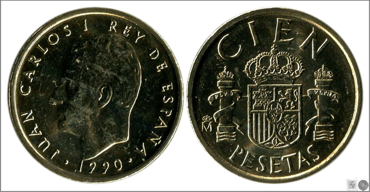 España - 1990 - Juan Carlos I - Nº 00512 - S/C / UNC - 100 ptas 1990