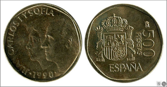 España - 1990 - Juan Carlos I - Nº 00546 - S/C / UNC - 500 ptas 1990