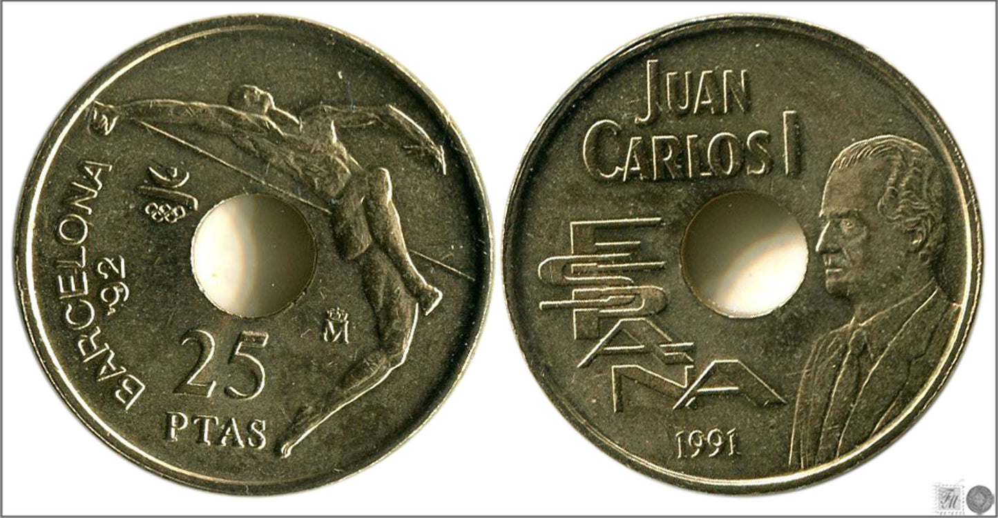 España - 1991 - Juan Carlos I - Nº 00467 - S/C / UNC - 25 ptas 1991 Madrid