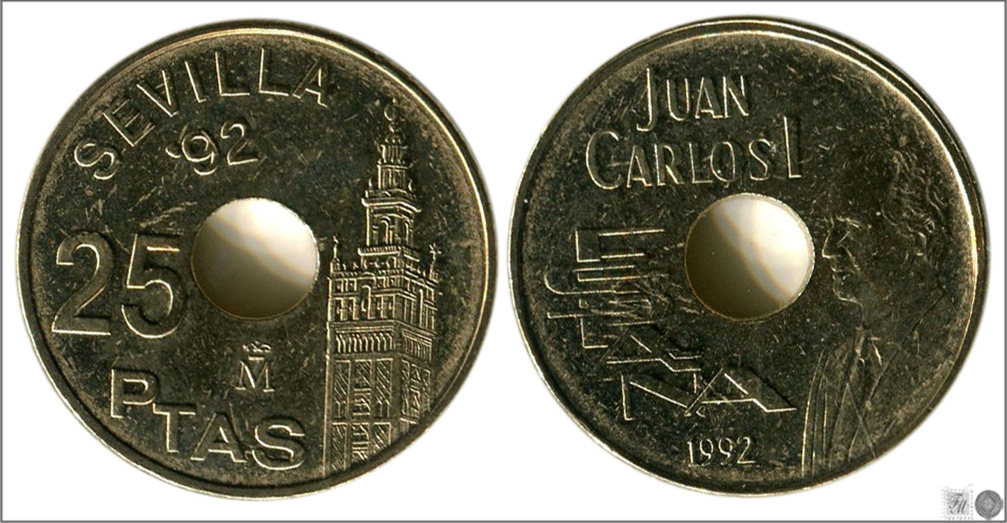 España - 1992 - Juan Carlos I - Nº 00471 - S/C / UNC - 25 ptas 1992 La Giralda