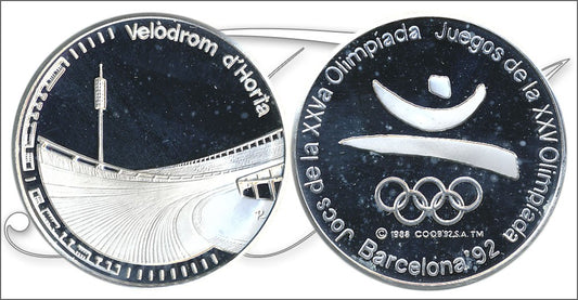 España - 1992 - Medalla - PROOF - Velodromo / Olimpiada Barcelona 92 / 23,50 gr. plata