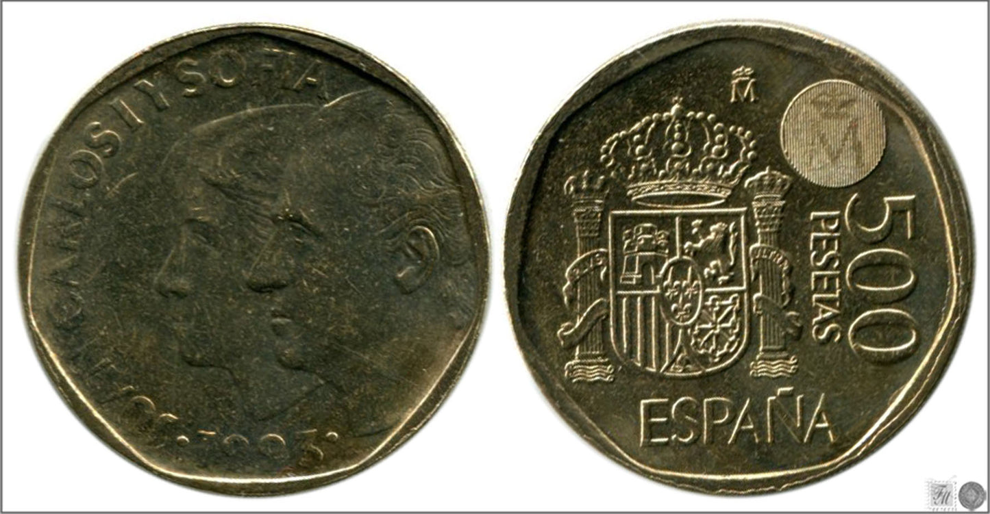 España - 1993 - Juan Carlos I - Nº 00547 - S/C / UNC - 500 ptas 1993