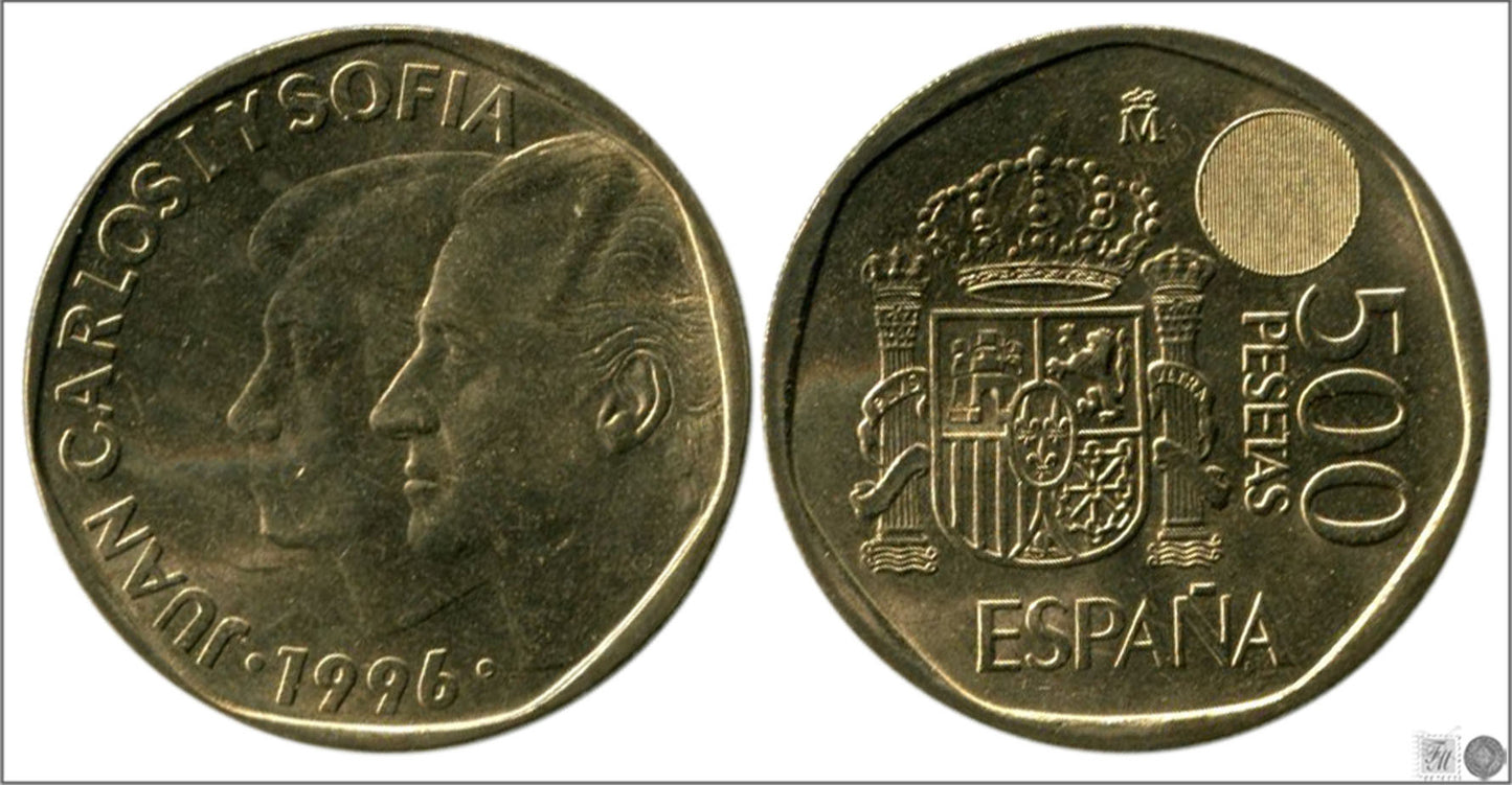 España - 1996 - Juan Carlos I - Nº 00550 - S/C / UNC - 500 ptas 1996