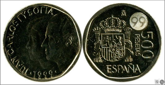 España - 1999 - Juan Carlos I - Nº 00553 - S/C / UNC - 500 ptas 1999