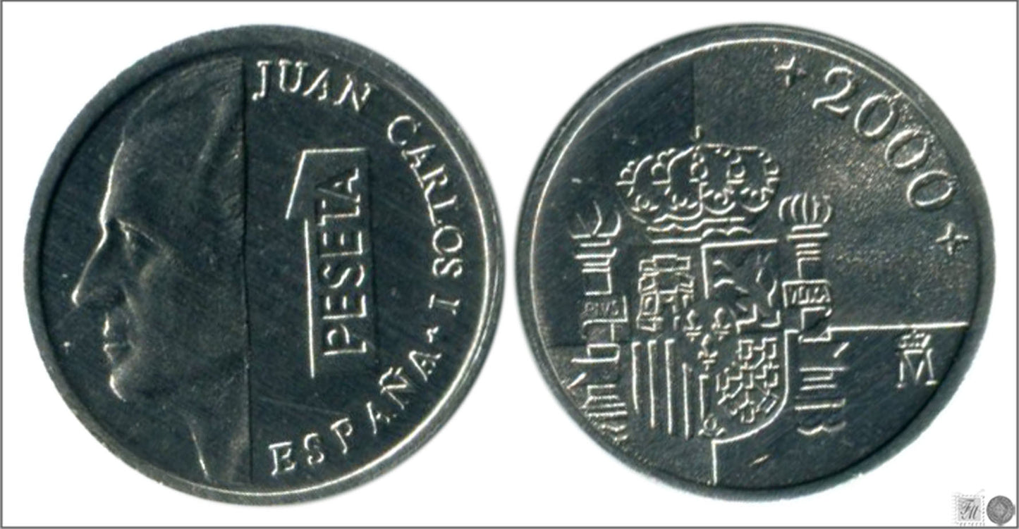 España - 2000 - Juan Carlos I - Nº 00430 - S/C / UNC - 1 pta. 2000